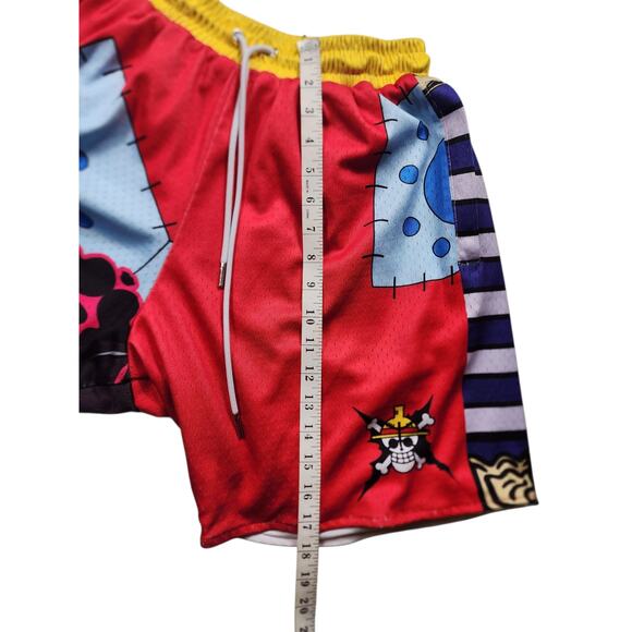 In The Lab Mens Small/Medium Basketball Shorts Graphic Print Mesh Activewear - Picture 10 of 16